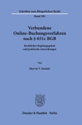 Proceduri combinate de rezervare online conform § 651c BGB (ISBN: 9783428195626)