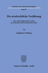 Die strafrechtliche Verjährung (ISBN: 9783428195336)