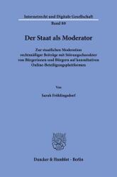 Der Staat als Moderator (ISBN: 9783428195107)