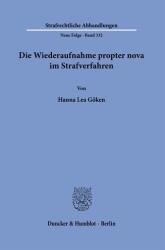 Die Wiederaufnahme propter nova im Strafverfahren (ISBN: 9783428194759)