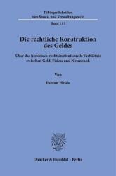 Construcția juridică a banilor (ISBN: 9783428194230)