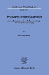 Zwangspensionierungsgrenzen (ISBN: 9783428190133)