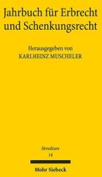 Jahrbuch für Erbrecht und Schenkungsrecht (ISBN: 9783161647659)