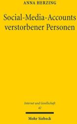 Social-Media-Accounts verstorbener Personen (ISBN: 9783161645761)
