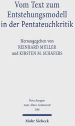 De la text la modelul de origine în critica Pentateuhului (ISBN: 9783161583131)