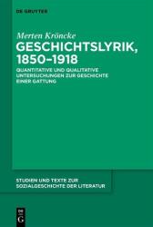 Geschichtslyrik, 1850-1918 (ISBN: 9783119142793)