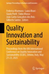 Quality Innovation and Sustainability (ISBN: 9783032196279)