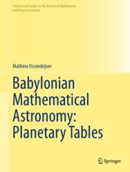 Babylonian Mathematical Astronomy: Planetary Tables (ISBN: 9783032191878)
