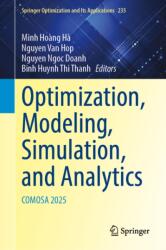 Optimization, Modeling, Simulation, and Analytics (ISBN: 9783032154194)