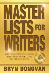 MASTER LISTS FOR WRITERS - Bryn Donovan (ISBN: 9781951952143)