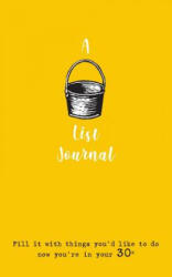 Bucket List Journal (ISBN: 9781999702311)
