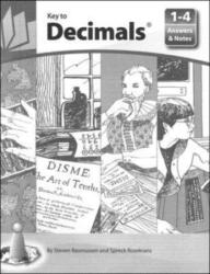 Key to Decimals, Books 1-4, Answers and Notes (ISBN: 9780913684252)