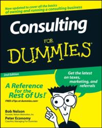 Consulting For Dummies (ISBN: 9780470178096)