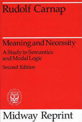Meaning and Necessity - Rudolf Carnap (ISBN: 9780226093475)