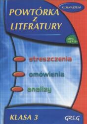 Recapitulare la literatură 3 (ISBN: 9788375170894)
