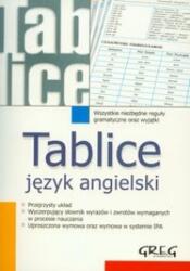 Tablice. Język angielski (ISBN: 9788375170115)
