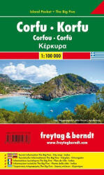 Harta rutieră Freytag & Berndt - Corfu (ISBN: 9783707910728)