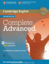 Complete Advanced Second edition Workook with answers with Audio CD (0000)