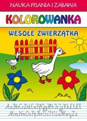 Carte de colorat Animăluțe vesele (ISBN: 9788382600575)