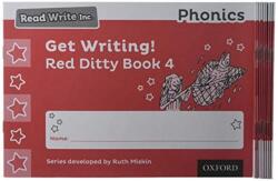 Read Write Inc. Phonics: Get Writing! Red Ditty Book 4 Pack of 10 (ISBN: 9780198414308)