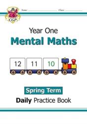 New KS1 Mental Maths Daily Practice Book: Year 1 - Spring Term (ISBN: 9781789087635)