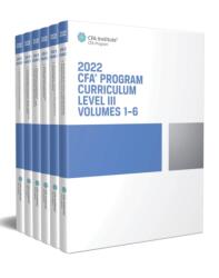 2022 CFA Program Curriculum Level III Box Set (ISBN: 9781950157624)