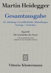 Die Geschichte des Seyns. 1. Die Geschichte des Seyns (ISBN: 9783465028529)