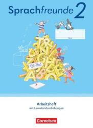 Sprachfreunde 2. Schuljahr. Arbeitsheft Schulausgangsschrift - Östliche Bundesländer und Berlin (ISBN: 9783464803011)