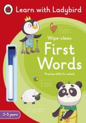 First Words: A Learn with Ladybird Wipe-Clean Activity Book 3-5 years (ISBN: 9780241515594)
