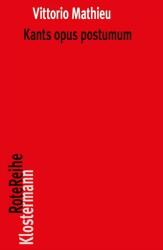 Kants opus postumum (ISBN: 9783465045977)