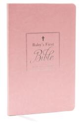 KJV, Baby's First New Testament, Leathersoft, Pink, Red Letter, Comfort Print (ISBN: 9780785253402)