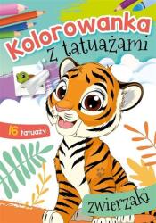 Carte de colorat cu tatuaje. Animăluțe (ISBN: 9788382072068)