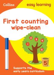 First Counting Age 3-5 Wipe Clean Activity Book : Ideal for Home (ISBN: 9780008387860)