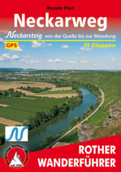 Neckarweg - Neckarsteig von der Quelle bis zur Mündung túrakalauz Bergverlag Rother német RO 4443 (2014)