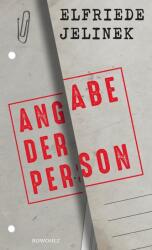 Angabe der Person (ISBN: 9783498003180)