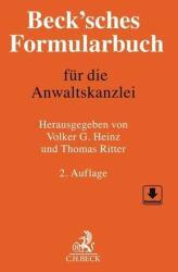 Beck'sches Formularbuch für die Anwaltskanzlei (ISBN: 9783406763847)