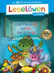 Leselöwen Clasa a 2-a - Trei prieteni salvează școala (ISBN: 9783743214378)