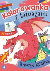 Carte de colorat cu tatuaje. Ținutul dragonilor (ISBN: 9788382075038)