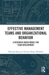 Effective Management Teams and Organizational Behavior (ISBN: 9780367513702)