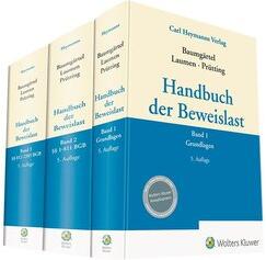 Handbuch der Beweislast. Band 01 - 03. 3 Bände (ISBN: 9783452298355)