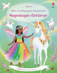 Mein Anziehpuppen-Stickerbuch: Regenbogen-Einhörner (ISBN: 9781035700400)
