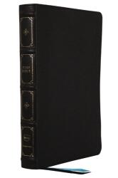 NKJV, Large Print Thinline Reference Bible, Blue Letter, Maclaren Series, Leathersoft, Black, Comfort Print (ISBN: 9780785297390)