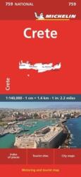 Crete - Michelin National Map 759 (ISBN: 9782067259669)