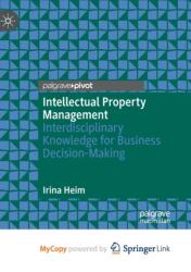 Intellectual Property Management (ISBN: 9783031267444)