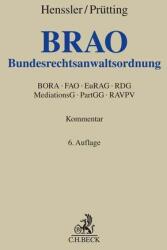 Bundesrechtsanwaltsordnung (ISBN: 9783406784798)