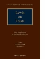 Lewin on Trusts (ISBN: 9780414090897)
