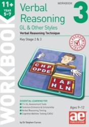 11+ Verbal Reasoning Year 5-7 GL & Other Styles Workbook 3 (ISBN: 9781911553908)