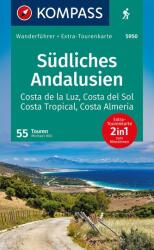 KOMPASS ghid de drumeții Sudul Andaluziei, Costa de la Luz, Costa del Sol, Costa Tropical și Costa Almería, 55 trasee cu supliment (ISBN: 9783991541387)