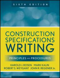Construction Specifications Writing (ISBN: 9780470380369)