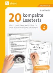20 kompakte Lesetests für Klasse 2 (ISBN: 9783403088035)